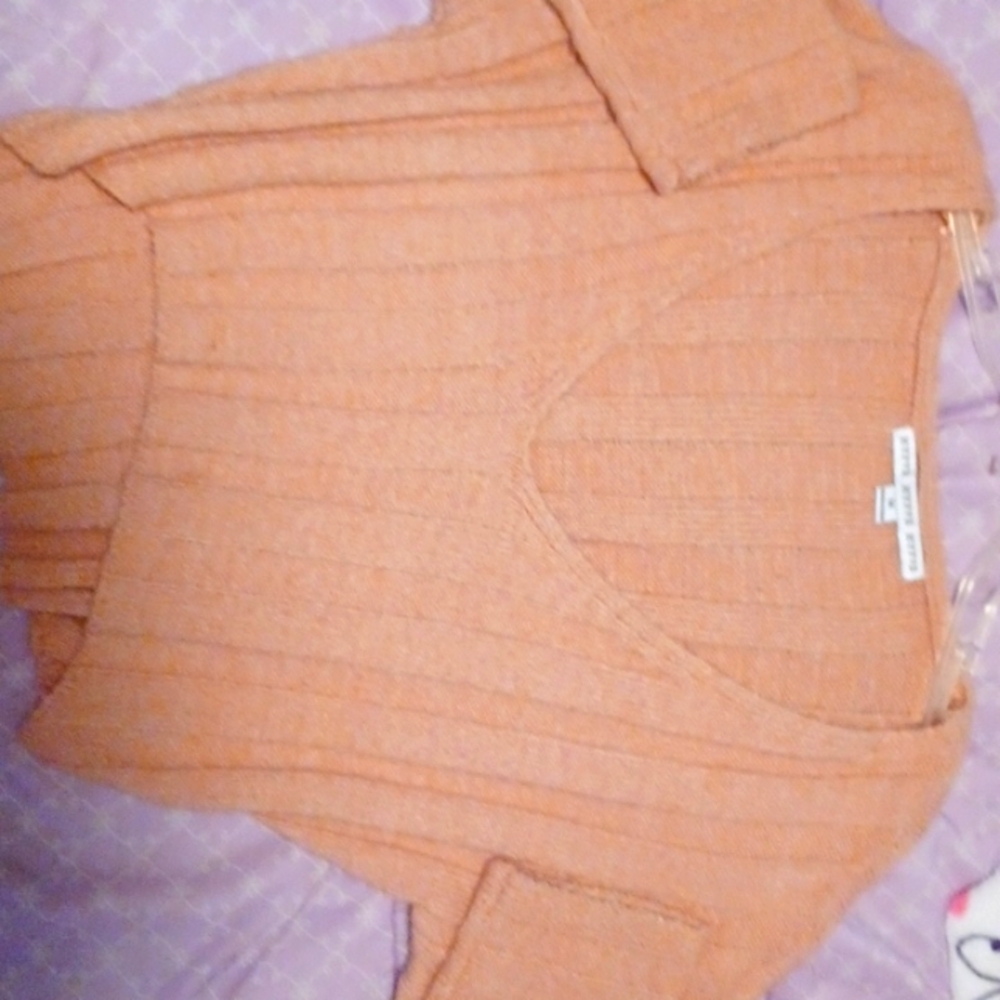 Pink Crop Top Sweater